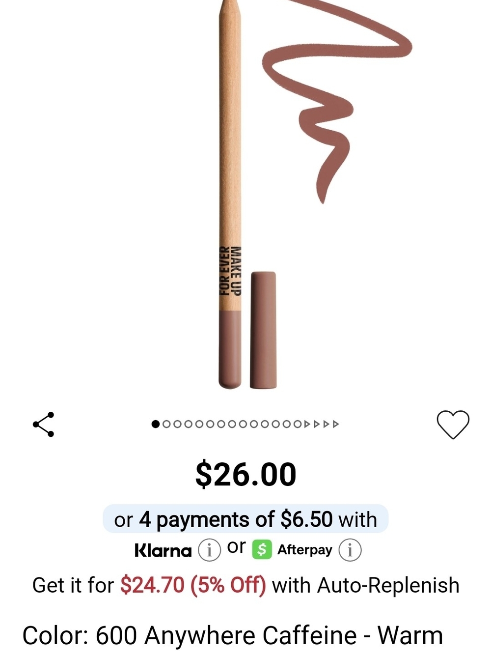 Makeup Forever Lip Liner Pencil — ANYWHERE CAFFEiNE